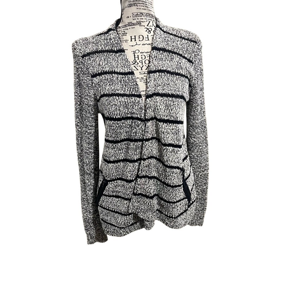 Lou & Grey Black‎ and Gray Striped Blazer